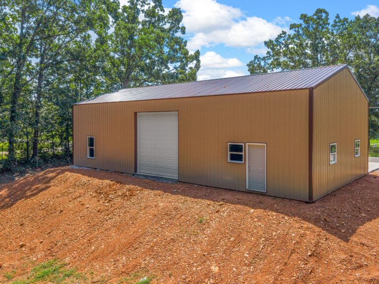 30×60×12 Garage pole barn kit, photo 3