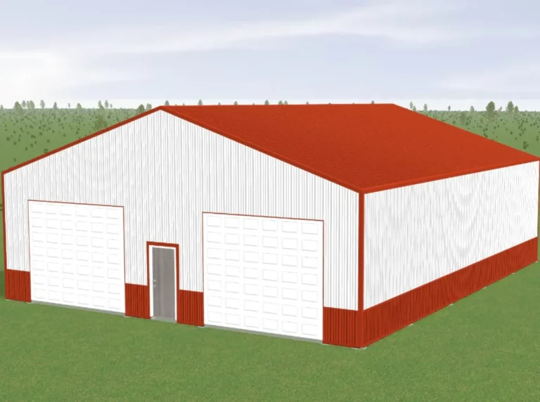 3D mockup of a Custom 40X50X12 Garage
