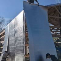 Pac Building Pro Workers installing Thermaguard Reflective Insulation