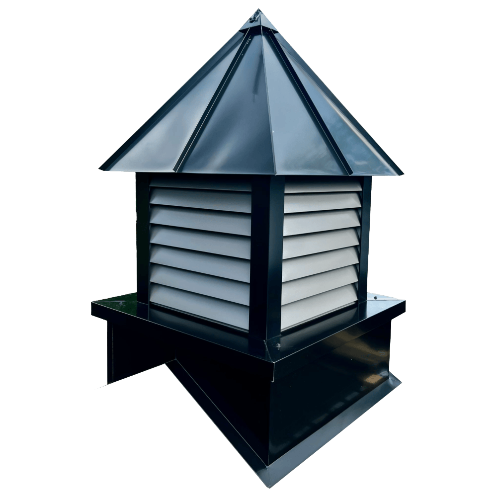 black and grey cupola pac material for roof