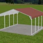 Standard carport 3D mockup