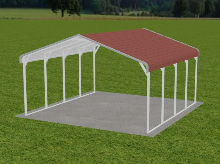Standard carport 3D mockup