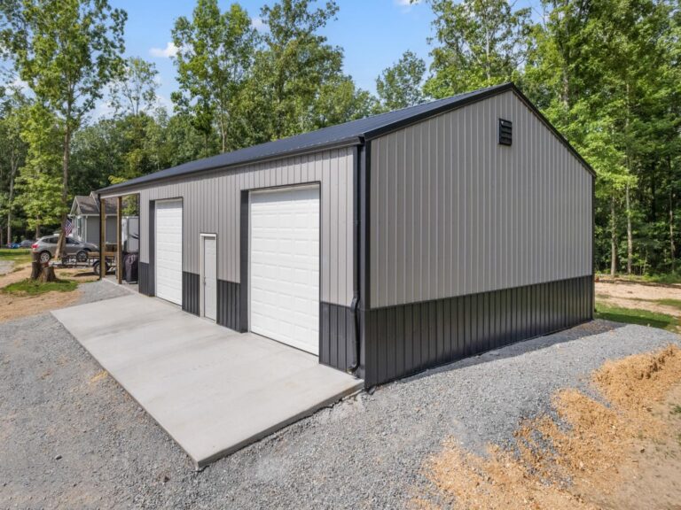 30×40×12 Extended Gable pole barn kit, photo 4