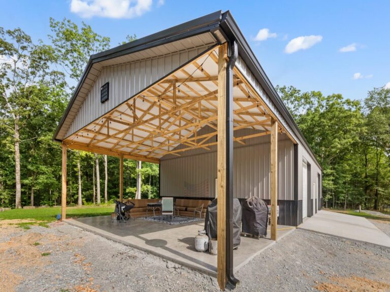 30×40×12 Extended Gable pole barn kit, photo 5