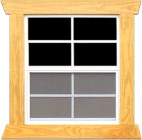 24inx27in Loft Window